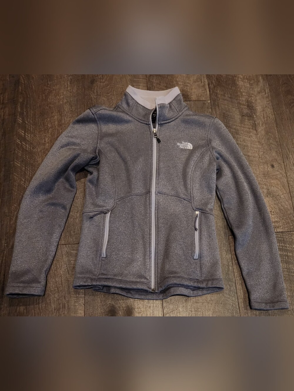 The North Face Women'Small Skyline Full-Zip Fleece Jacket Gray Small